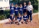 1. společné foto 96' (úplný začátek); Sestava: L. Čada, O. Miklík, J. Pavelka, P. Matuška, trenér L. Szabó, J. Koplík, R. Doležel a T. Miklík
